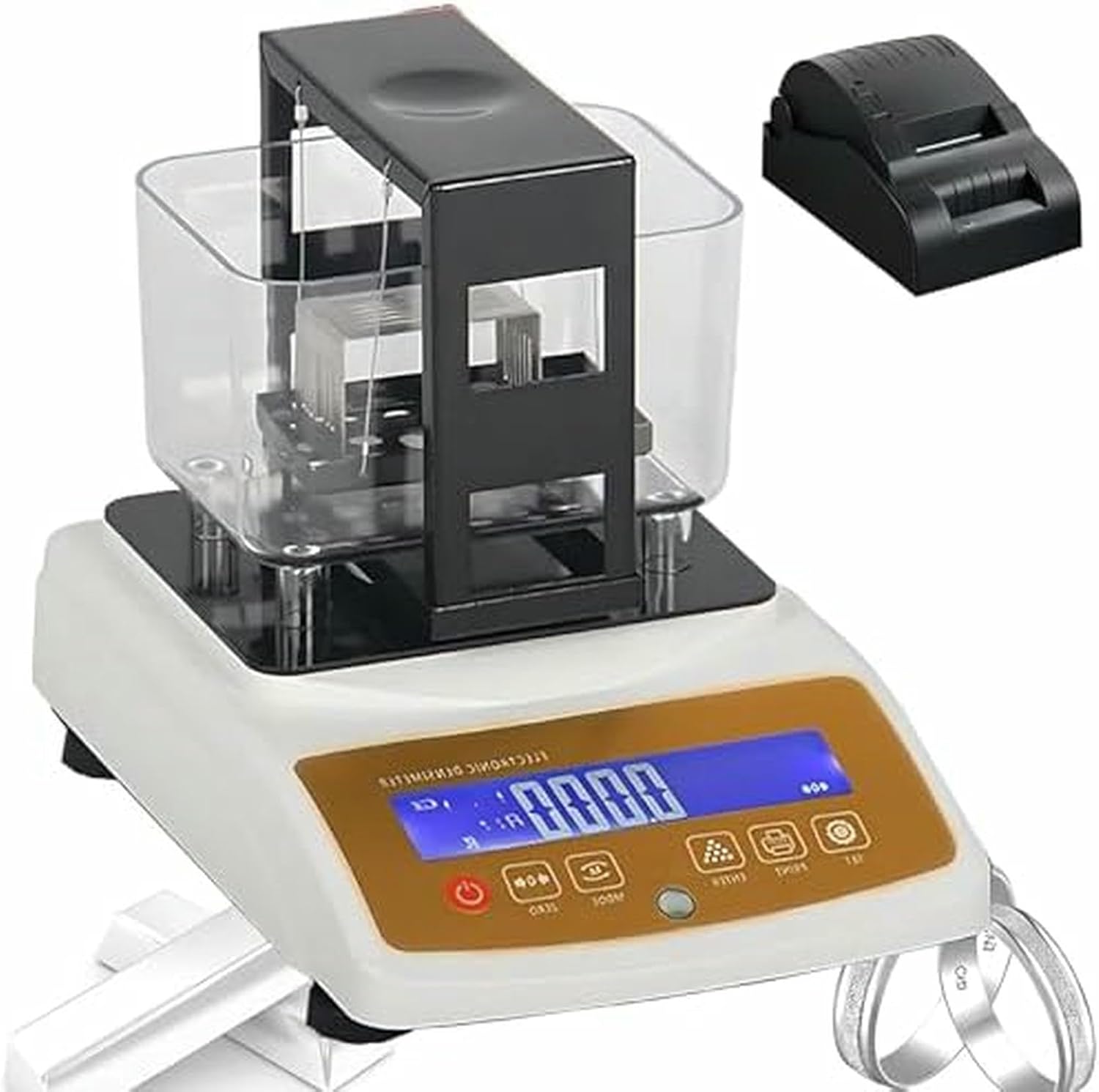 High-Precision Gold Purity Tester & Density Meter - Accurate Digital Analyzer for Gold, Silver, Platinum - Essential Tool for Jewelers & Investors