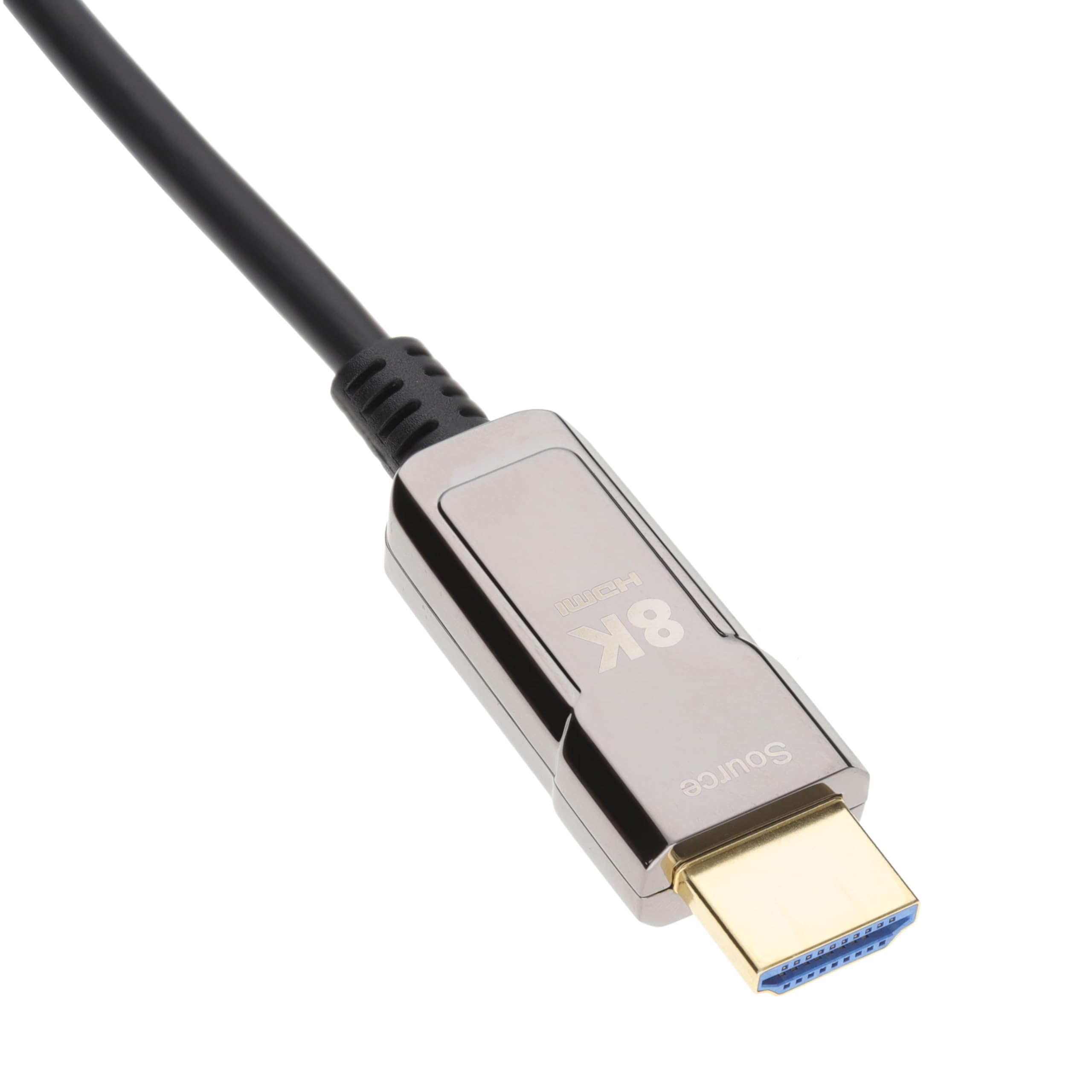 kenable Cable óptico activo 8K HDMI 2.1 AOC 48Gbps Slim HDR 8K @60Hz 4K @120Hz eARC VRR Gaming Home Cinema 30m Negro
