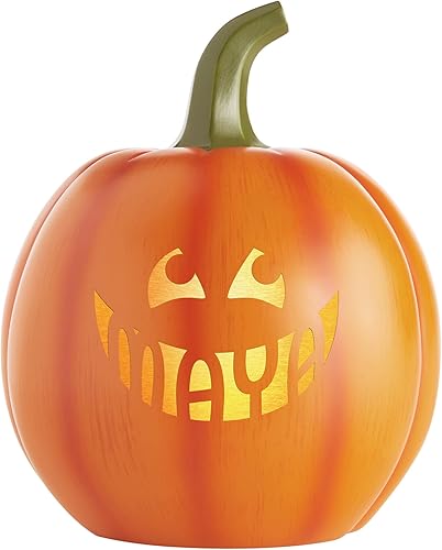 Let's Make Memories - Calabaza decorativa personalizada para Halloween - Crea calabazas y farolillos personalizados para decoración de Halloween en