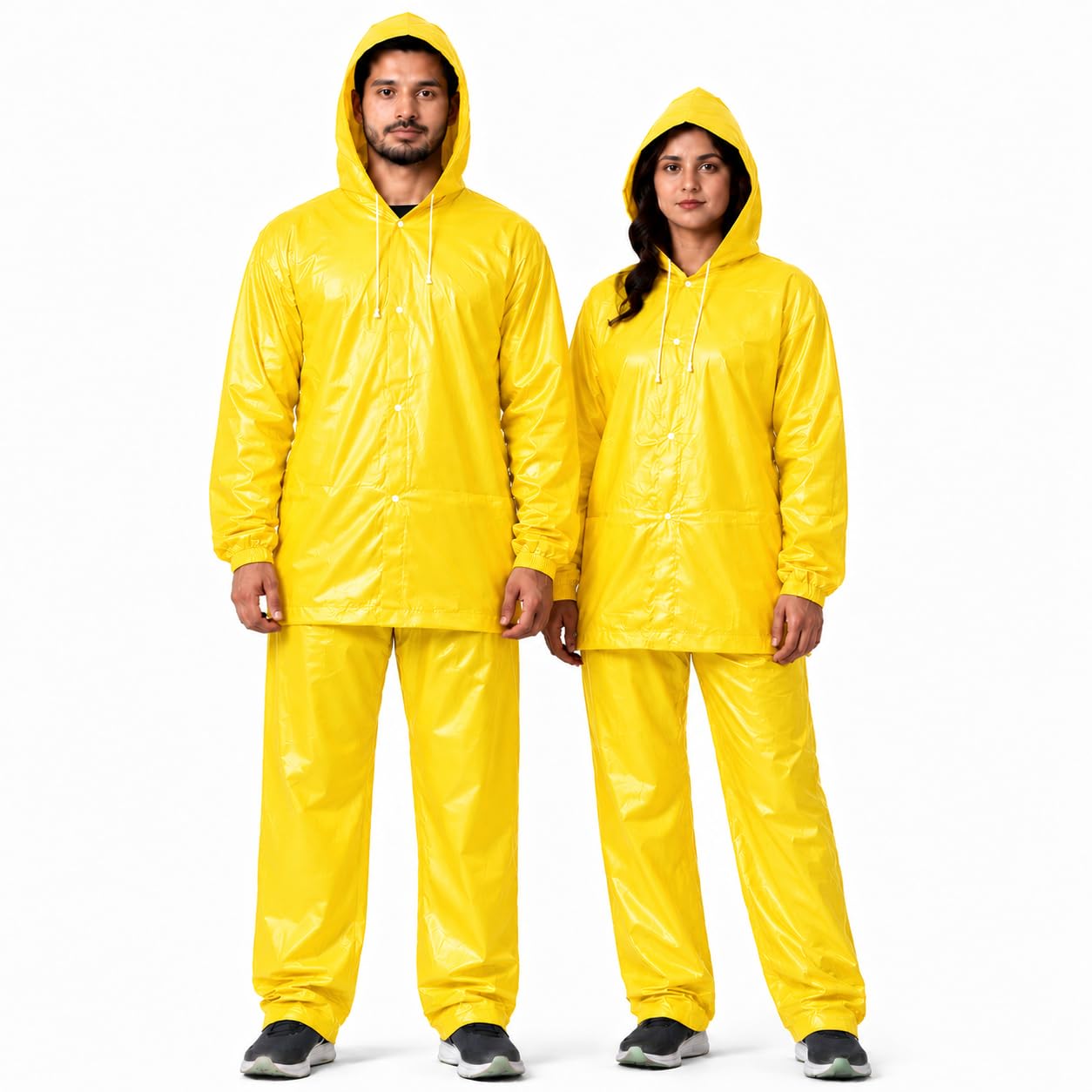 Waterproof Rain Suit for Men & Women | Hooded Full Body Raincoat Set with Jacket & Pant | Lightweight, Windproof & Reusable Rain Wear for Bike Riding, Travel & Outdoor Use-picture-35