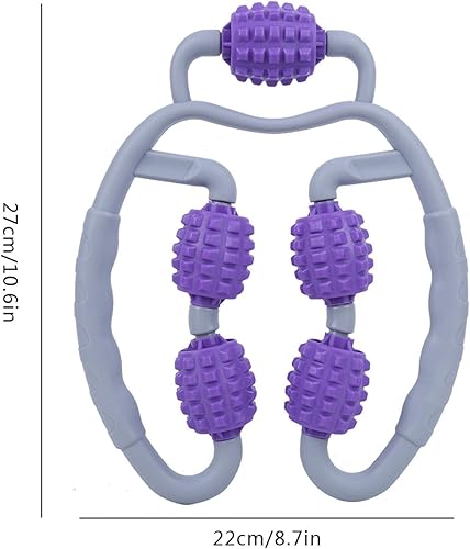 Miniatura 2 de Rodillo de masaje de espuma para fitness, 1 unidad, para yoga, fitness, relajación muscular, masajeador de brazo para piernas y deportes