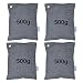 Air Purifying Bags for Car & Pet Massive Odor Air Freshener,MySit Bamboo Charcoal Bag Odor Eliminator Remover ( 4 x 500g )