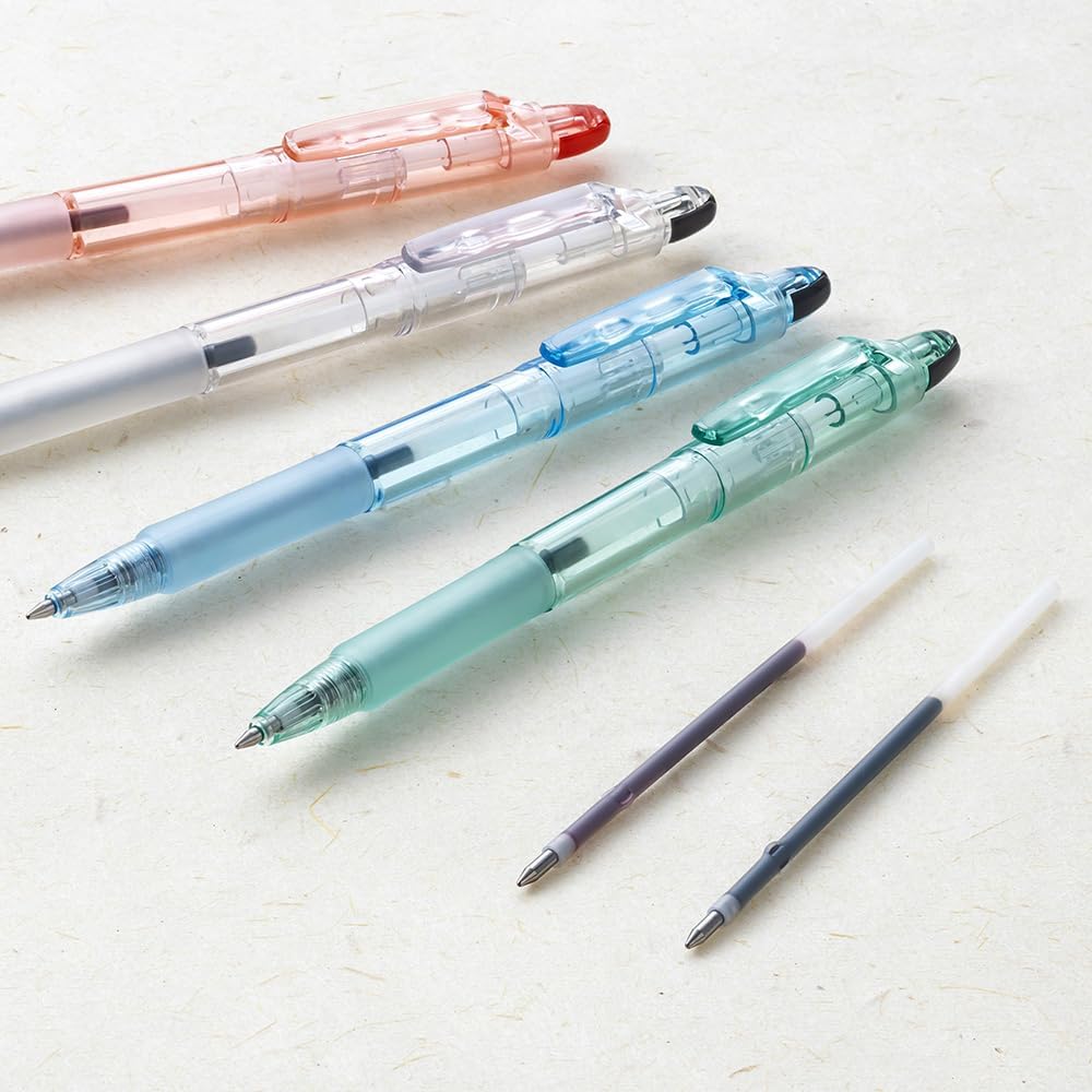 Zebra B-P-BIO-RCEK7-BK Bio Tube CEK-0.7 Lead Black Rollerball Pen Refill, 10 Pens