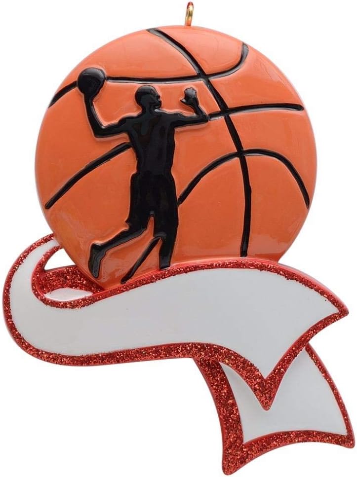 MAXORA Basketball Boy Christmas Ornament Personalized Basketball Player Ornament Team Athlete Sports Fan Grand-Son Christmas Ornament : Everything Else