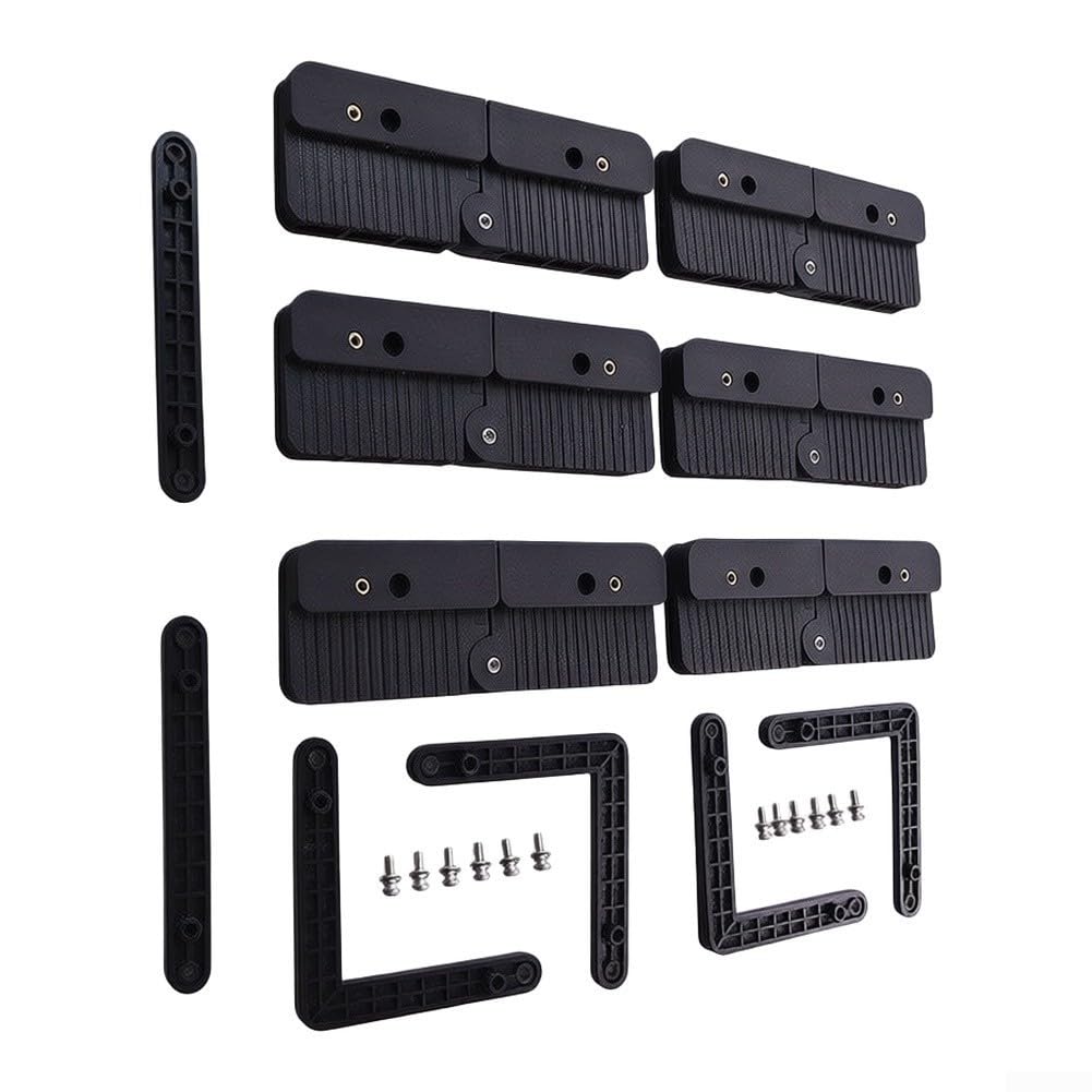 Supporto Pannello per solare Plastica Nero per Camper Barca Supporto