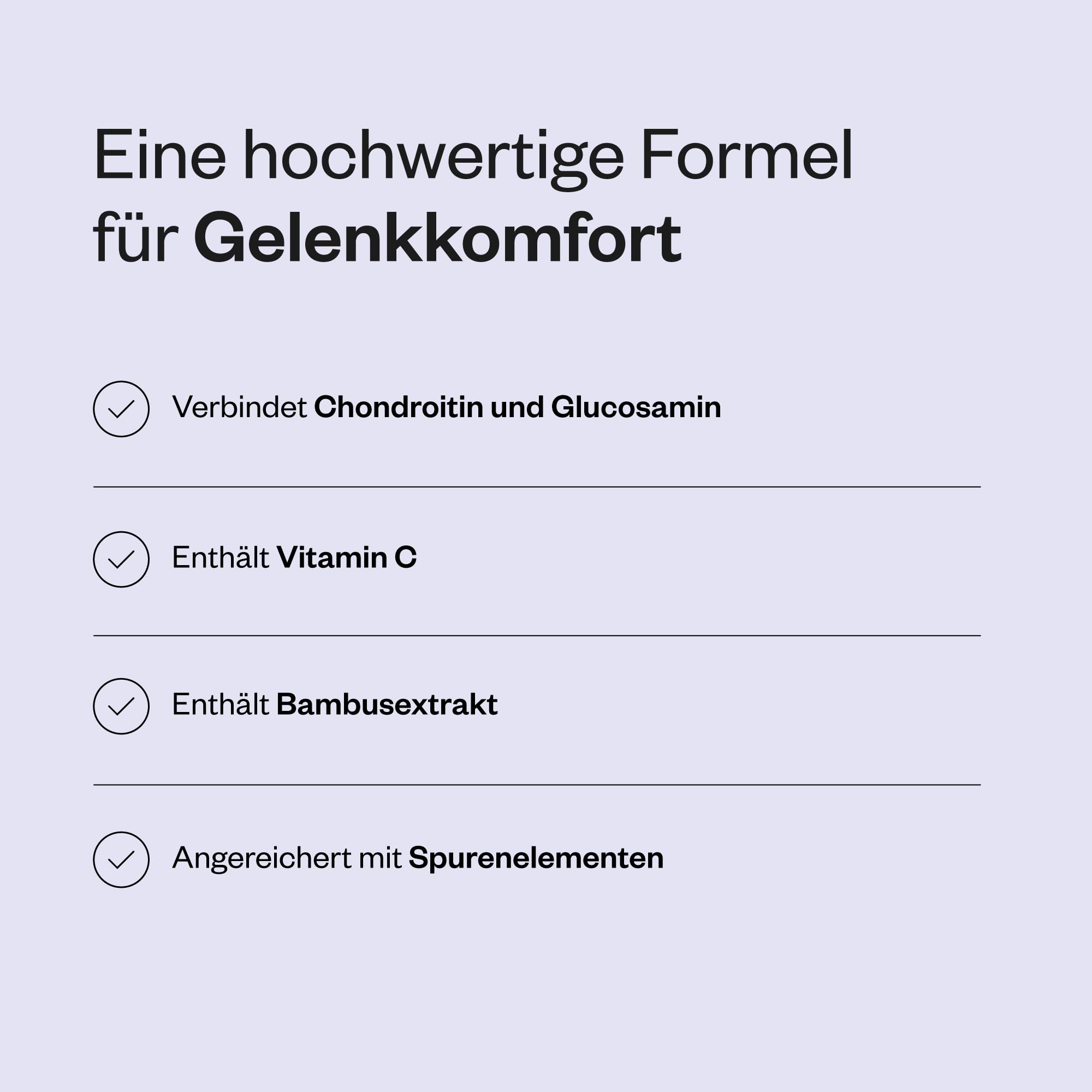 Gelenk Komfort - Vitamin C - Bambusa Vulgaris-Extrakt - SuperSmart