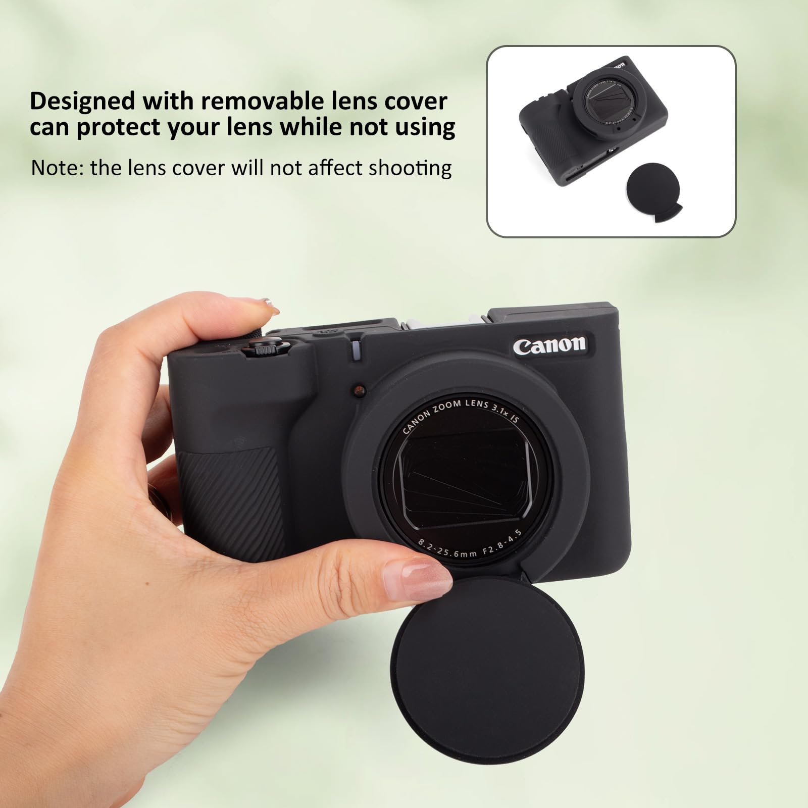 Amazon.co.jp: kinokoo canon v1 ケース Canon Powershot V1カメラ