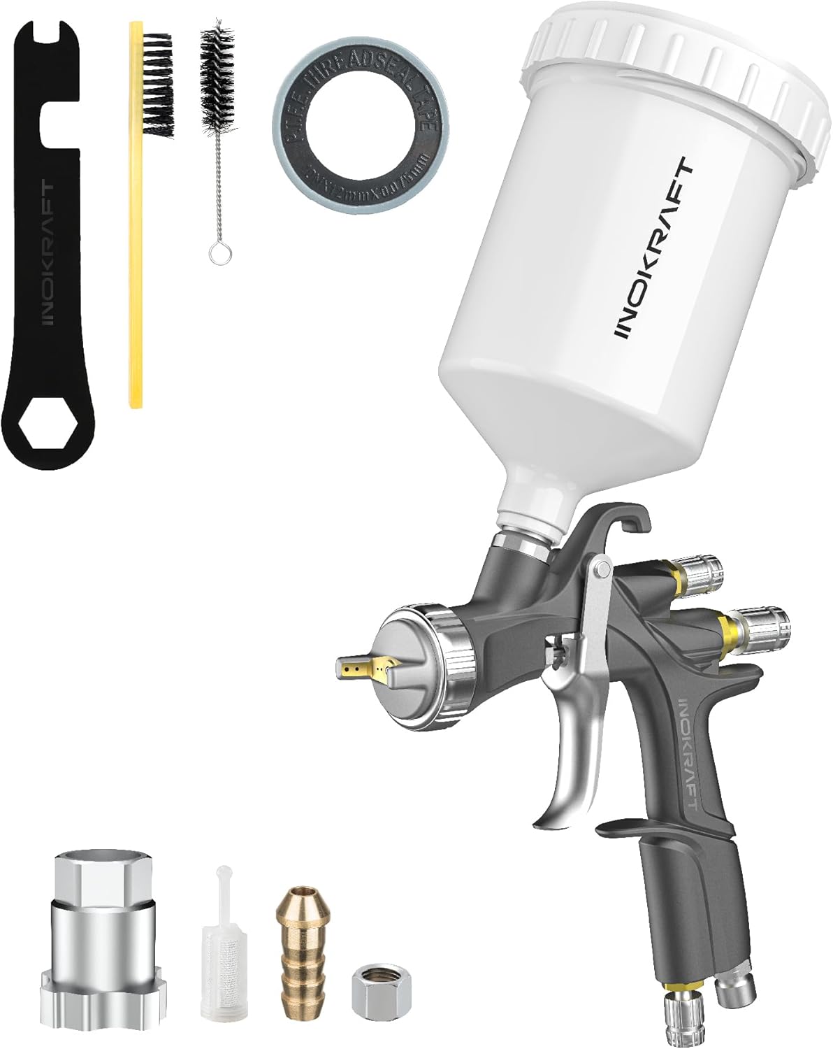 InoKraft D1 LVLP Air Spray Gun Basic Kit, Ease of use