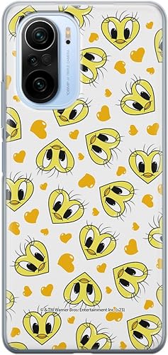 ERT GROUP Mobile Phone Case for Xiaomi MI 11i / Redmi K40/K40 PRO/Poco F3 / F3 PRO Original and Officially Licensed Looney Tunes Pattern Tweety 017
