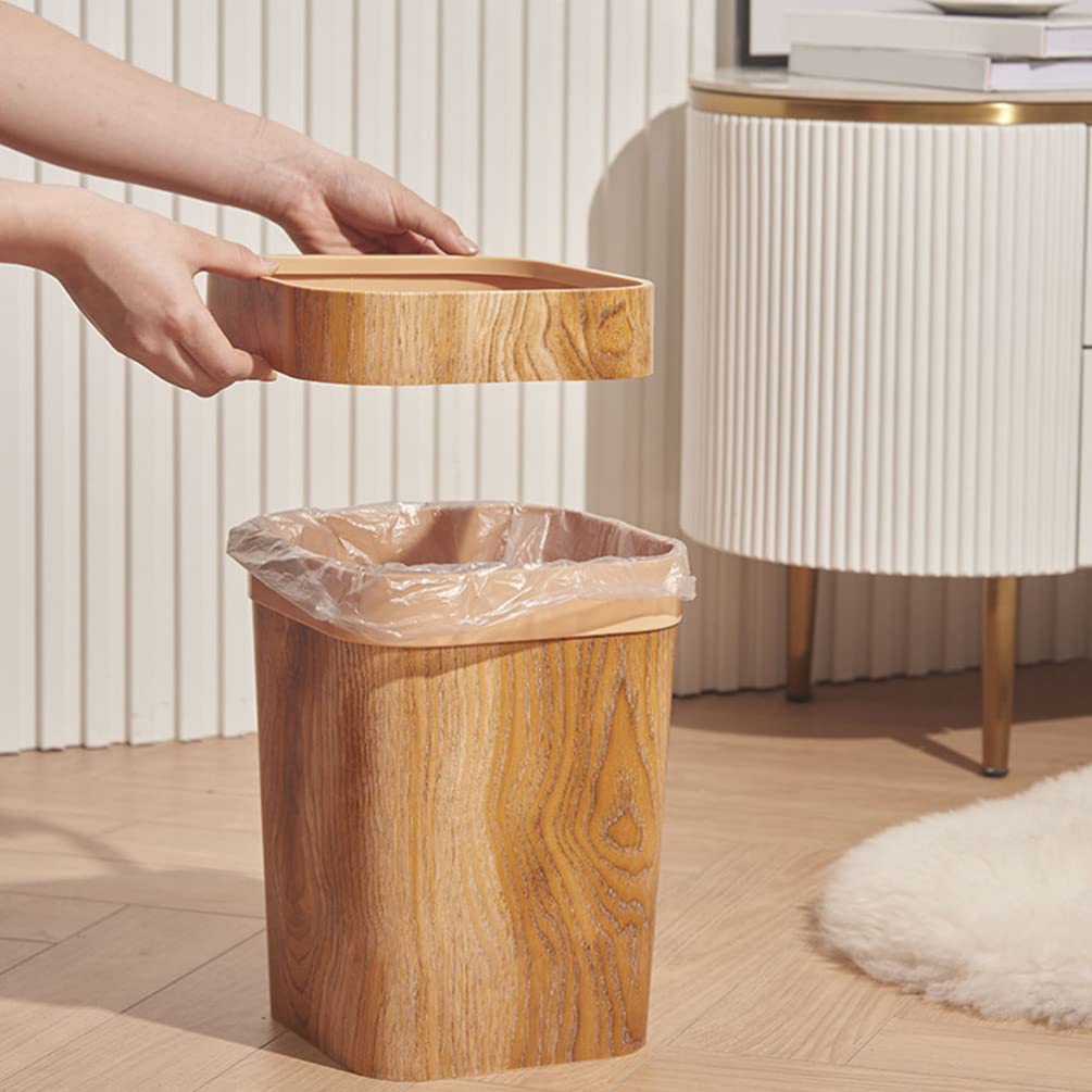 LIFKOME Cestino Da Ufficio Stile Semplice Pattumiera Per Carta e Rifiuti Contenitore Per Casa e Ufficio Design Elegante e Funzionale