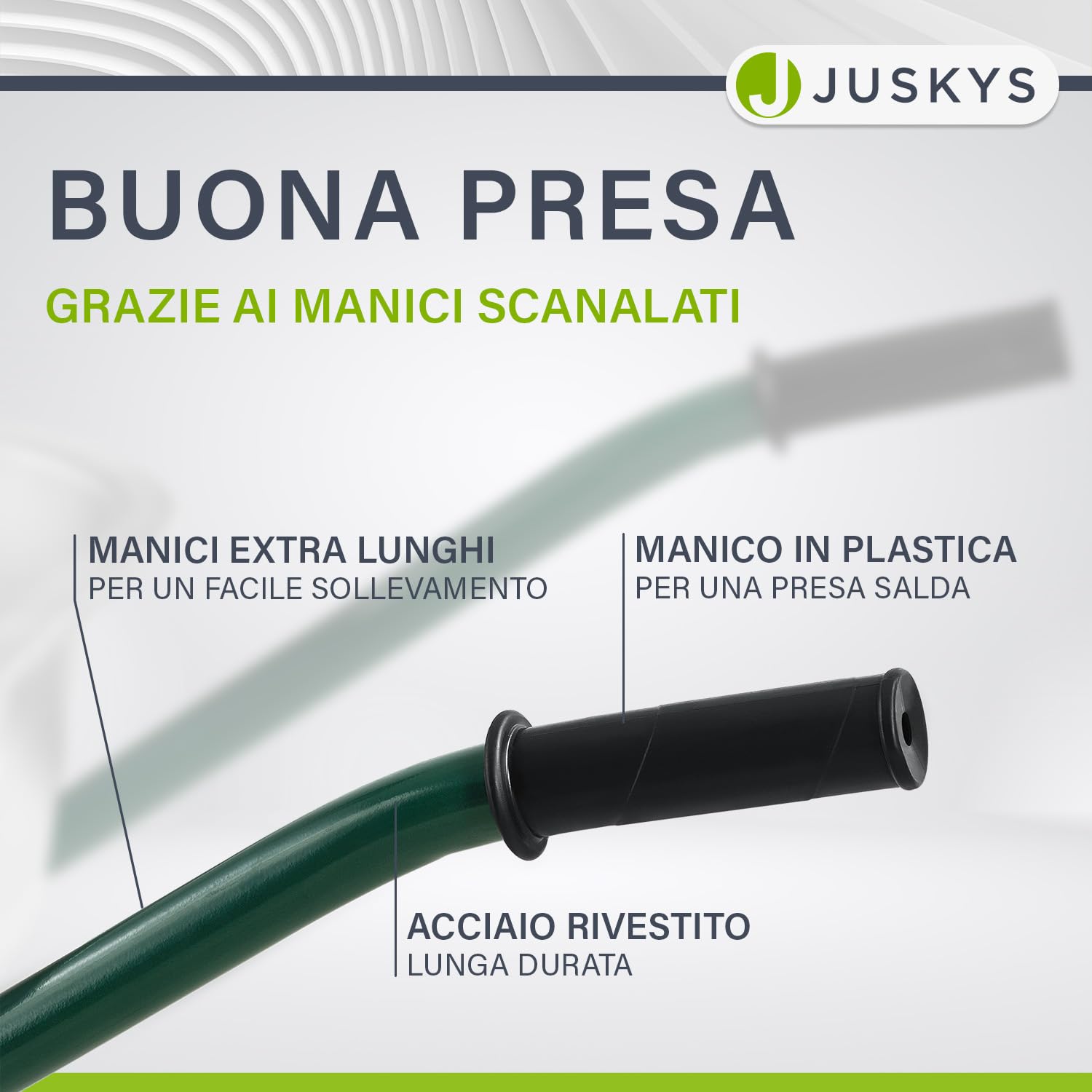 Juskys Carriola da Giardino | Volume 100 Litri | 210 kg | Ruote Pneumatiche Con Cerchio in Metallo | Vasca Zincata | Carriola a Spinta da Trasporto