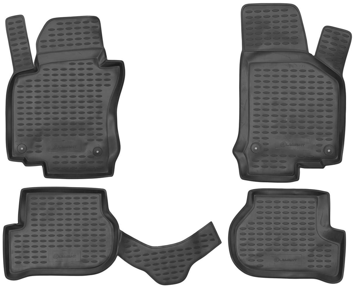 ELEMENT Alfombrillas 3D para ŠKODA Karoq 2017- | Familiar | Europa | Sin Caja Asiento | 4 Piezas — view 89