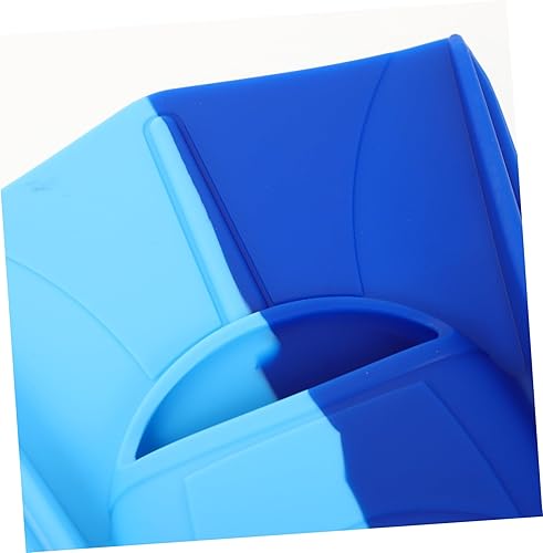 Miniatura 3 de BESPORTBLE 1 par de aletas cortas de silicona para entrenamiento de natación, aletas de buceo unisex para principiantes para deportes acuáticos