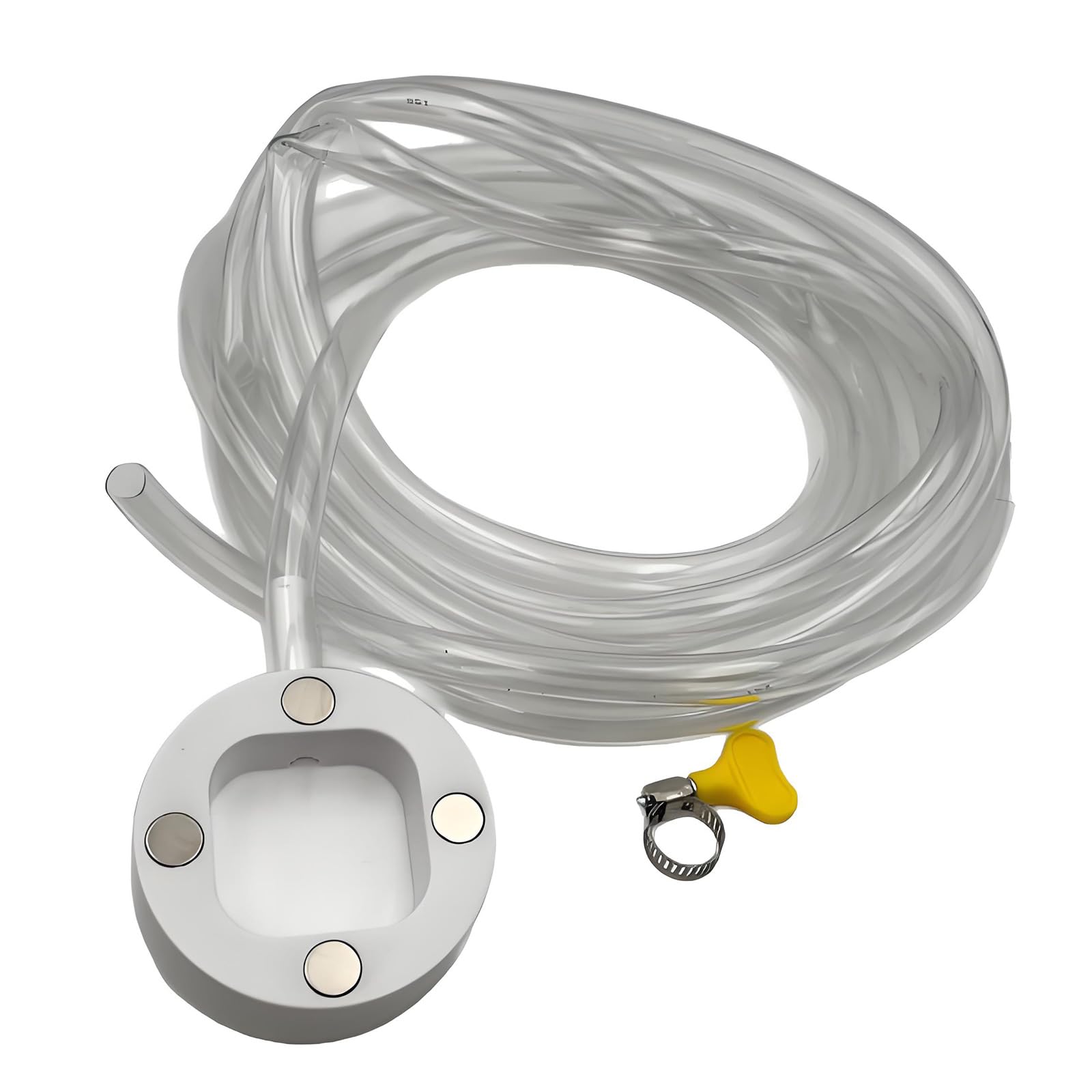 PANGBOER Clear Condensate Drain Hose with Clamp Window Air Conditioners Set for Efficient Water Removal Enduring Adapter