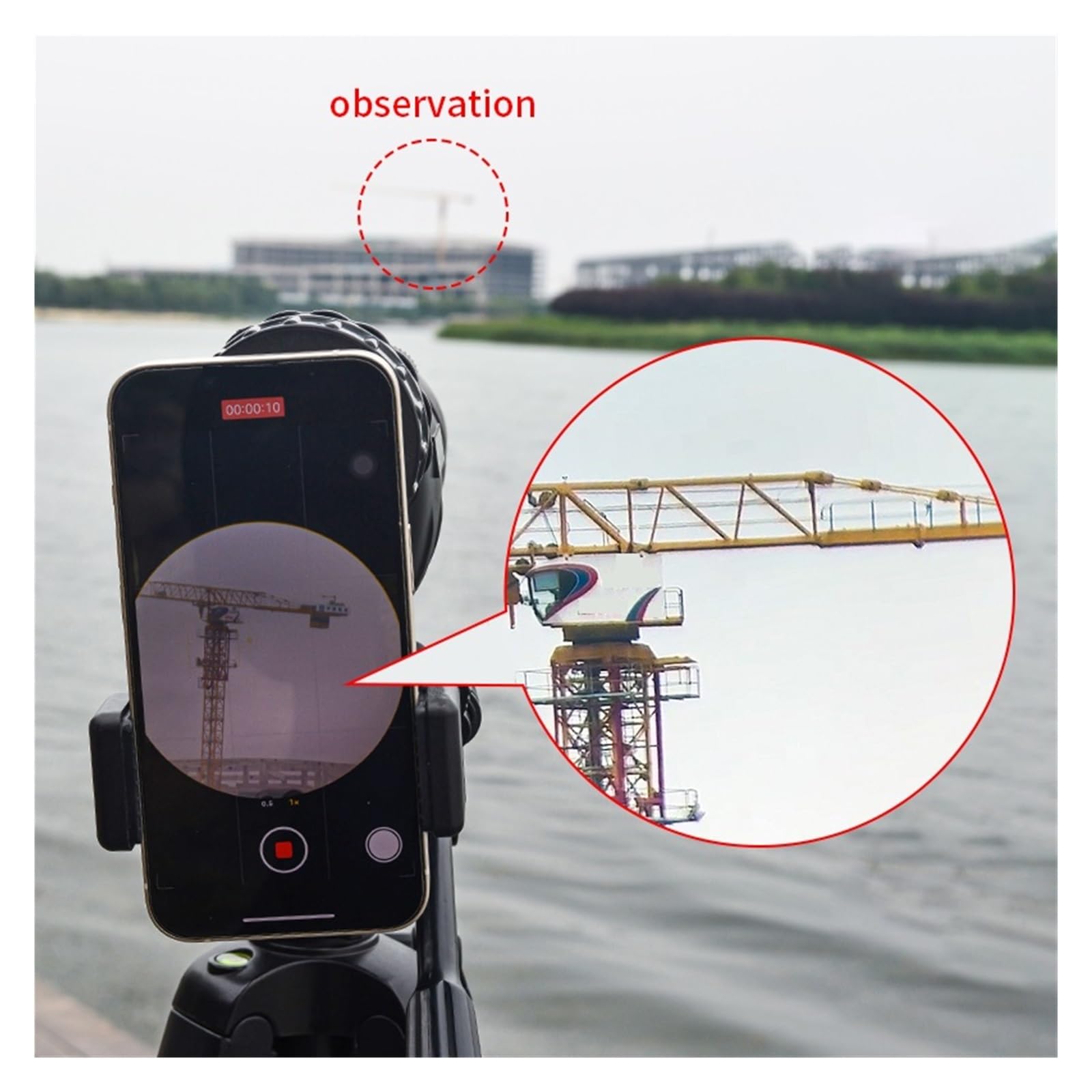 Télescope Monoculaire HD 25-75x60 BAK4 - Trépied Et Adaptateur Smartphone Inclus - Pour Chasse, Observation D'oiseaux Et Astronomie