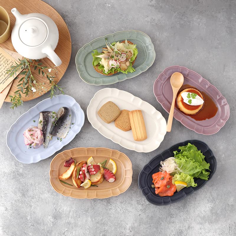 Amazon.co.jp: EAST table（イーストテーブル） オーバルプレート 18cm
