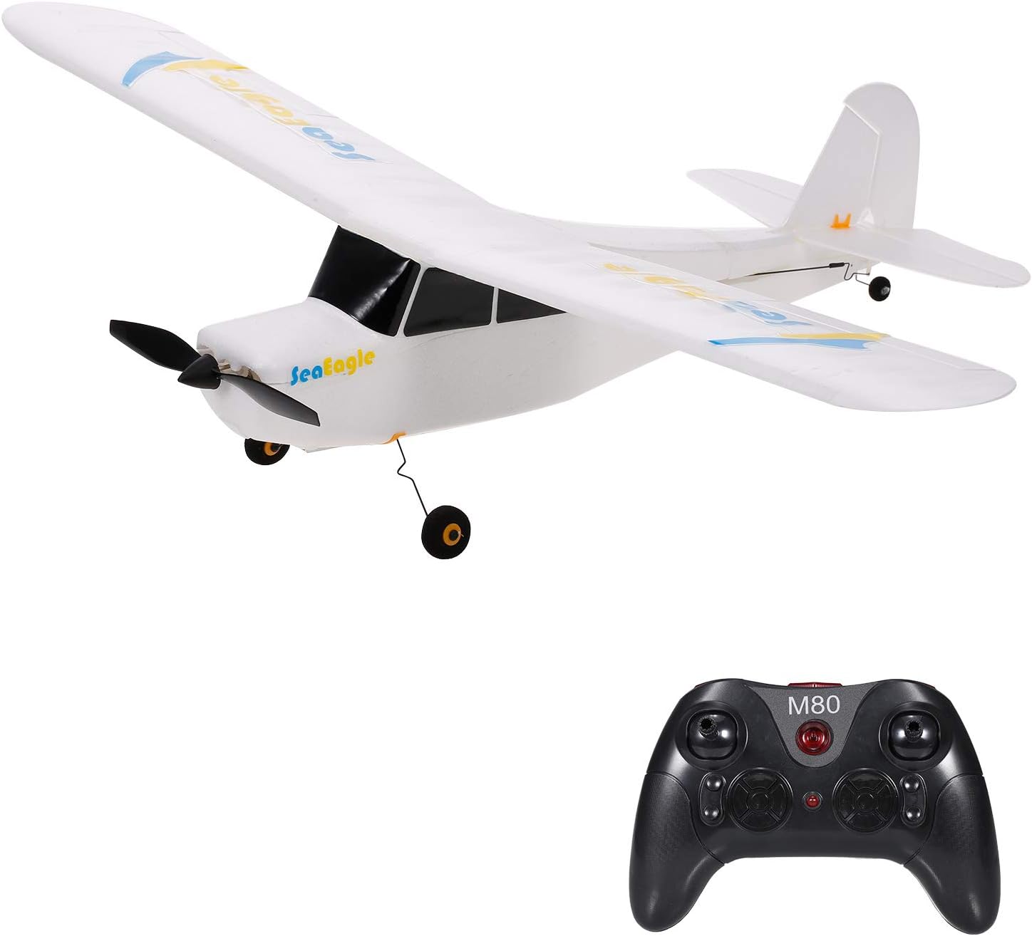 RC Airplane 3CH 2.4GHz 3-6-Axis 3D Aerobatic Remote Control Aircraft Glider 515mm Wingspan RTF Outdoor Toy for Kids Adults Beginners