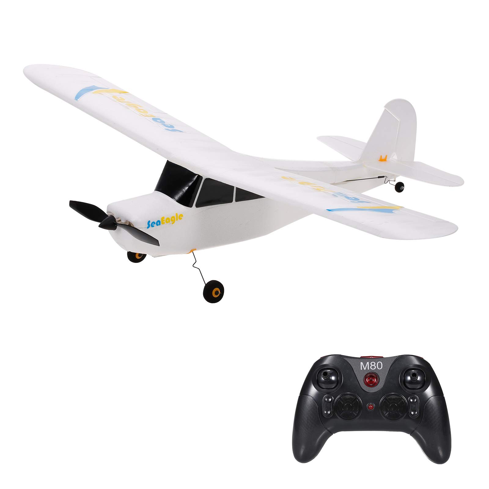 RC Airplane 3CH 2.4GHz 3-6-Axis 3D Aerobatic Remote Control Aircraft Glider 515mm Wingspan RTF Outdoor Toy for Kids Adults Beginners