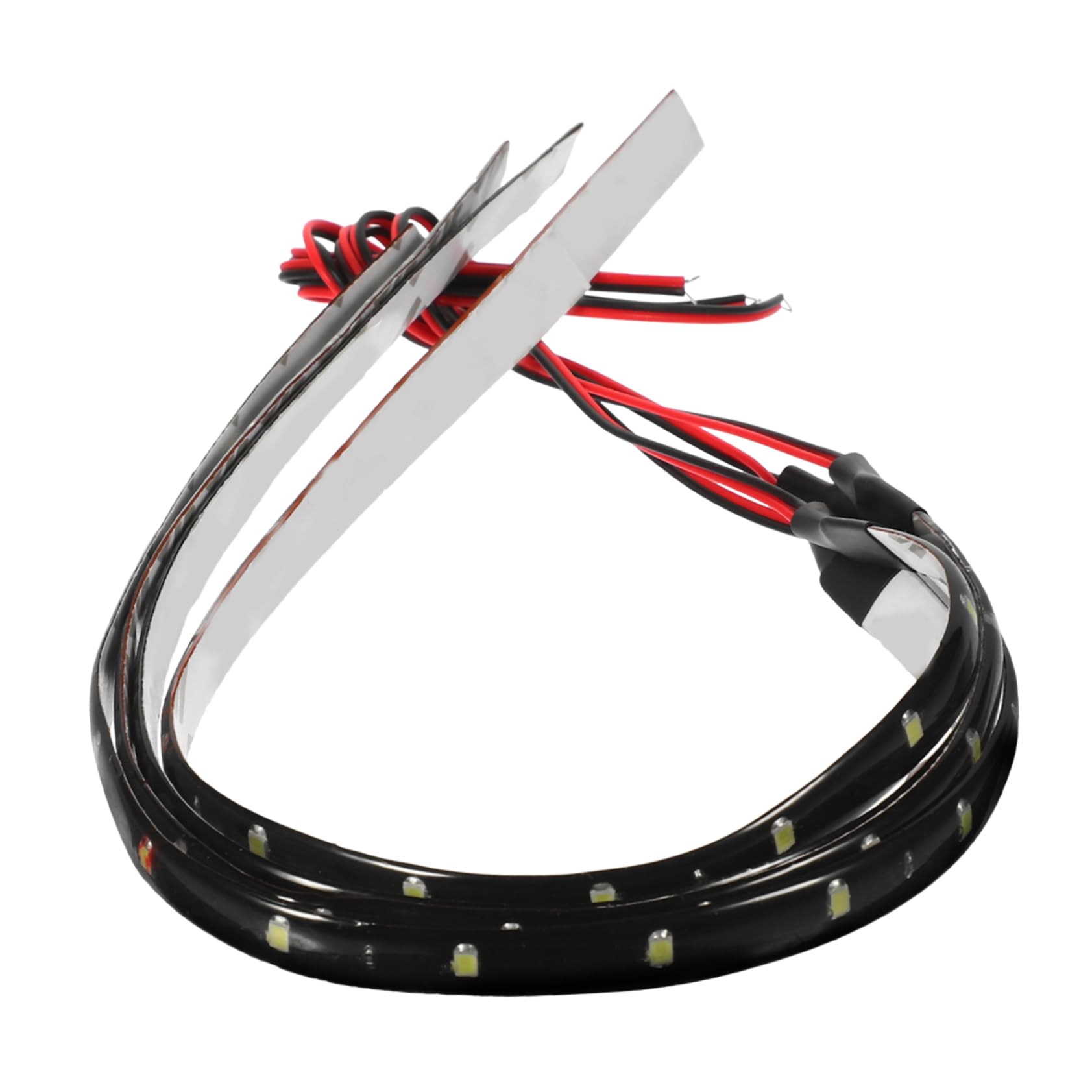Cabilock Ruban LED Voiture Blanc 12v 4 Pièces Bandes Lumineuses LED pour Voitures Design Simple pour Décoration Intérieure Golf