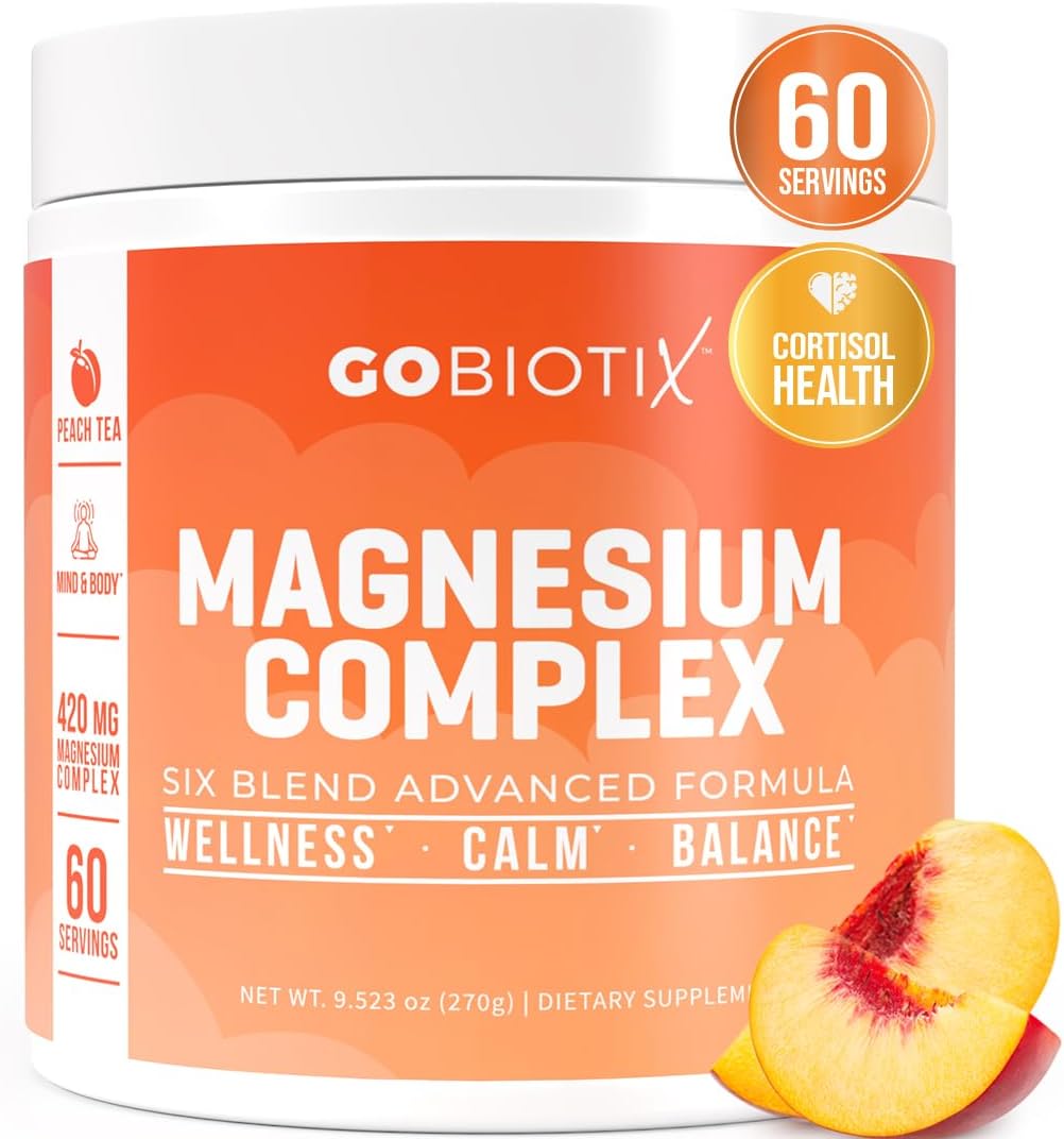 GoBiotix Magnesium Glycinate Powder – Cortisol...
