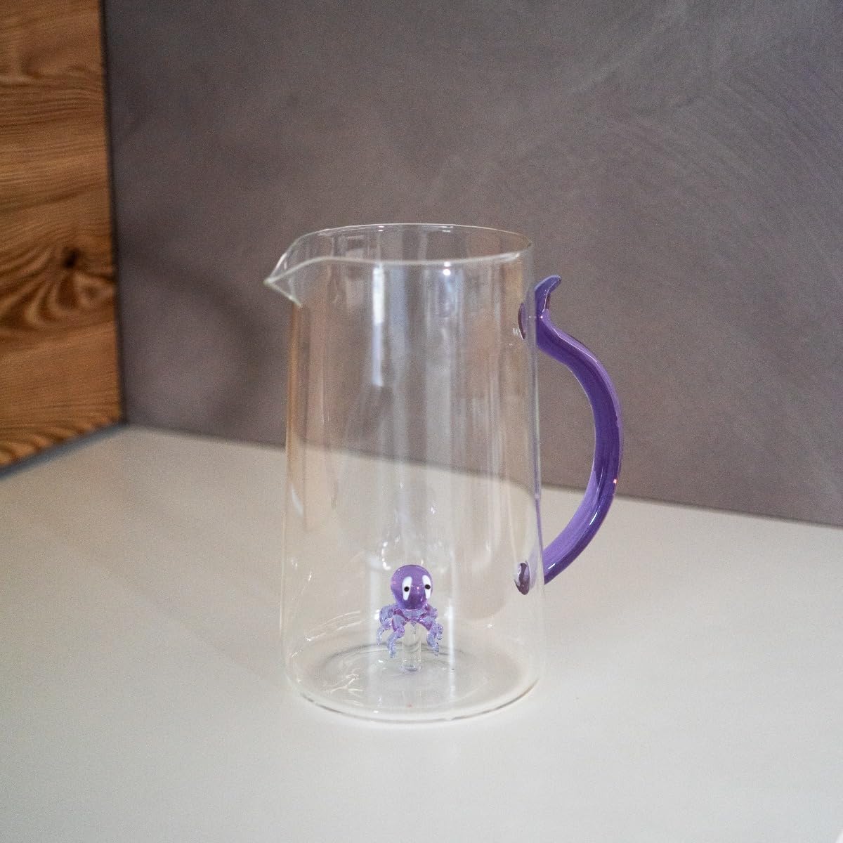 WD Lifestyle - WD775POL - Carafe en verre borosilicate Capacité 1,5L Décoro polype.