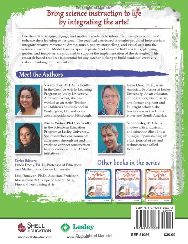 Strategies to Integrate the Arts in Science (Strategies to Integrate the Arts Series) - Professional Development Teacher Resources - Arts-Based Classroom Activities to Motivate Students - Image 2