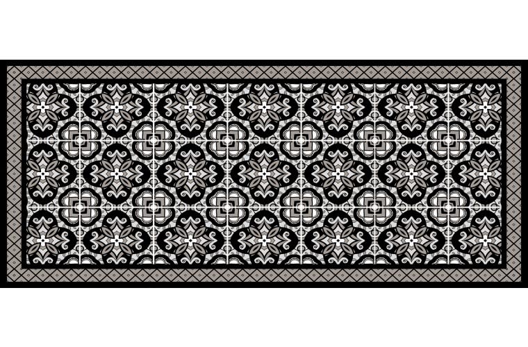 Tapis de sol Smuq Lisbonne 67x150 cm pour entrée élégante