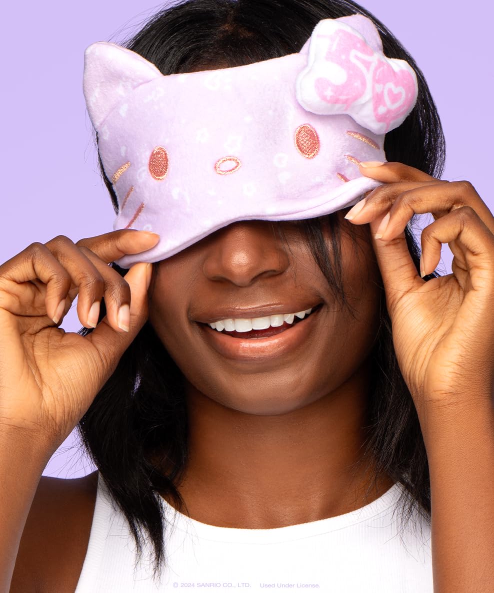 Amazon.com: The Crème Shop x Hello Kitty Plushie Sleep Eye Mask