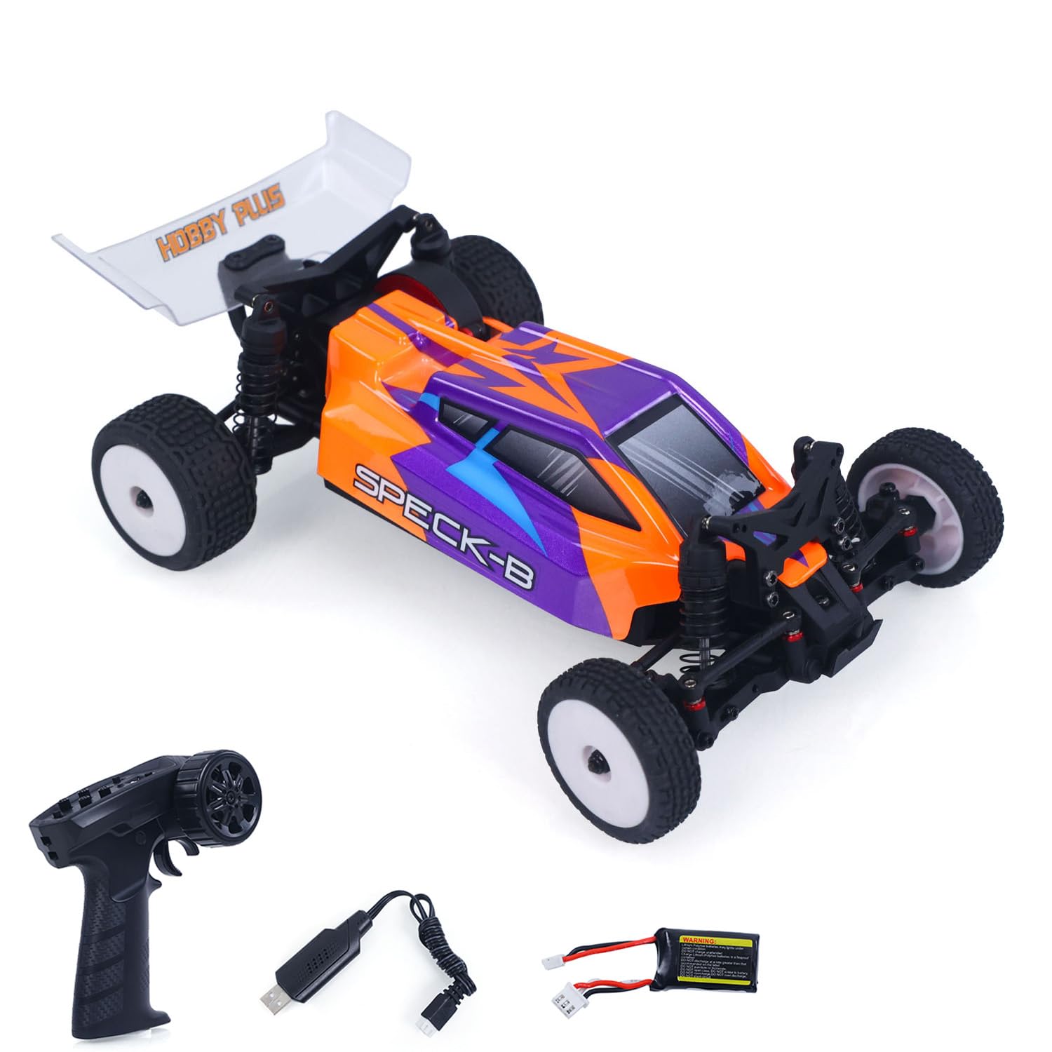 TOUCAN RC HOBBY 1/24 Remote Control Desert Buggy RWD RC Off Road Car Speck-B Brushed Motor Flysky ESC Battery No Light Sound RTR