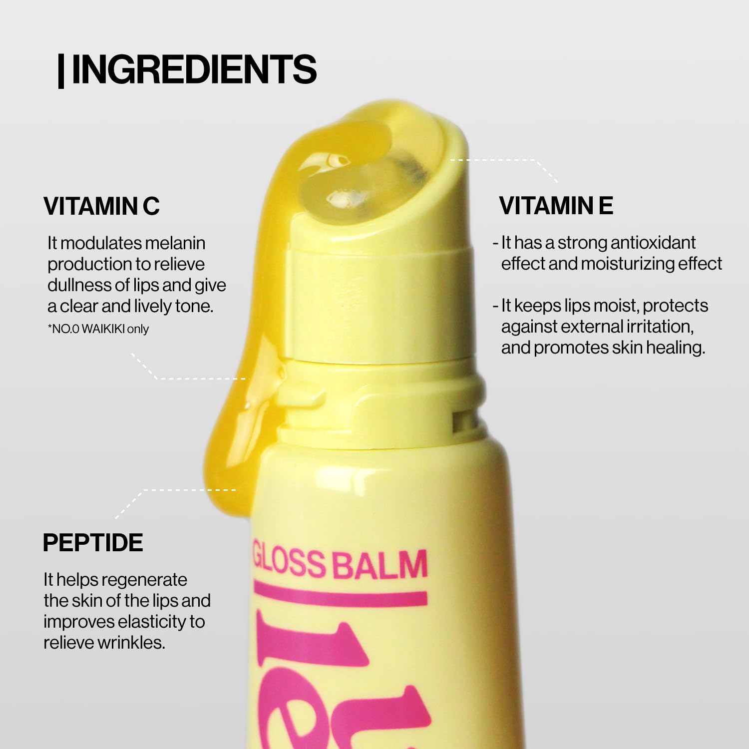 UNLEASHIA Sunset Dazzle Lip Gloss Balm, Balsamo labbra idratante colorato con lucentezza lucida, formula vegana leggera e idratante con peptidi e vitamina E (n. 4 Bora Bora) 9,92 g