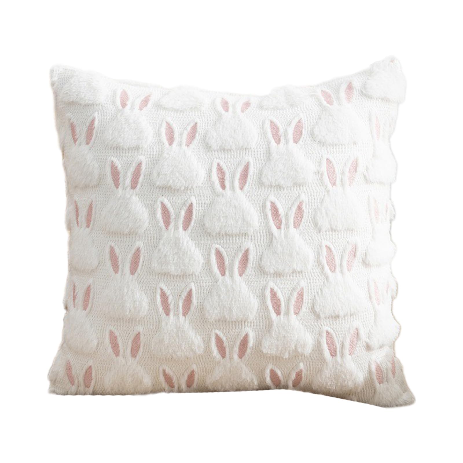 Jazuaiao D Multipurpose Pillow Covers Easters Rabbits Flowers Throw Pillows Covers For Home Room Sofa Couch Ecoration Easters Pillow