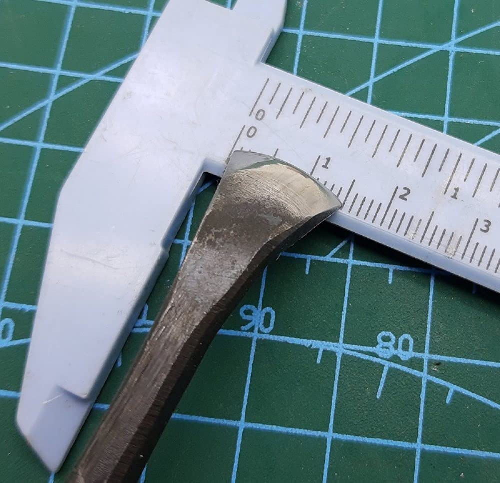 Scalpello per fori da scavo da 0,5-2 cm Coltello da intaglio per la lavorazione del legno per piatto cucchiaio, 5 dimensioni 1 pz