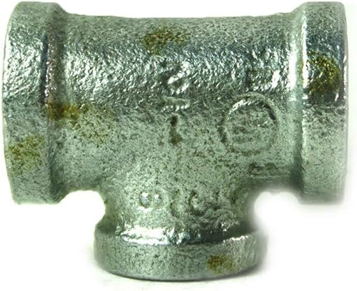 MaxLLTo Reemplazo 1/2 pulgada x 1/2 pulgada x 3/8 pulgadas acero galvanizado reductor Tee para PrimeX 82913