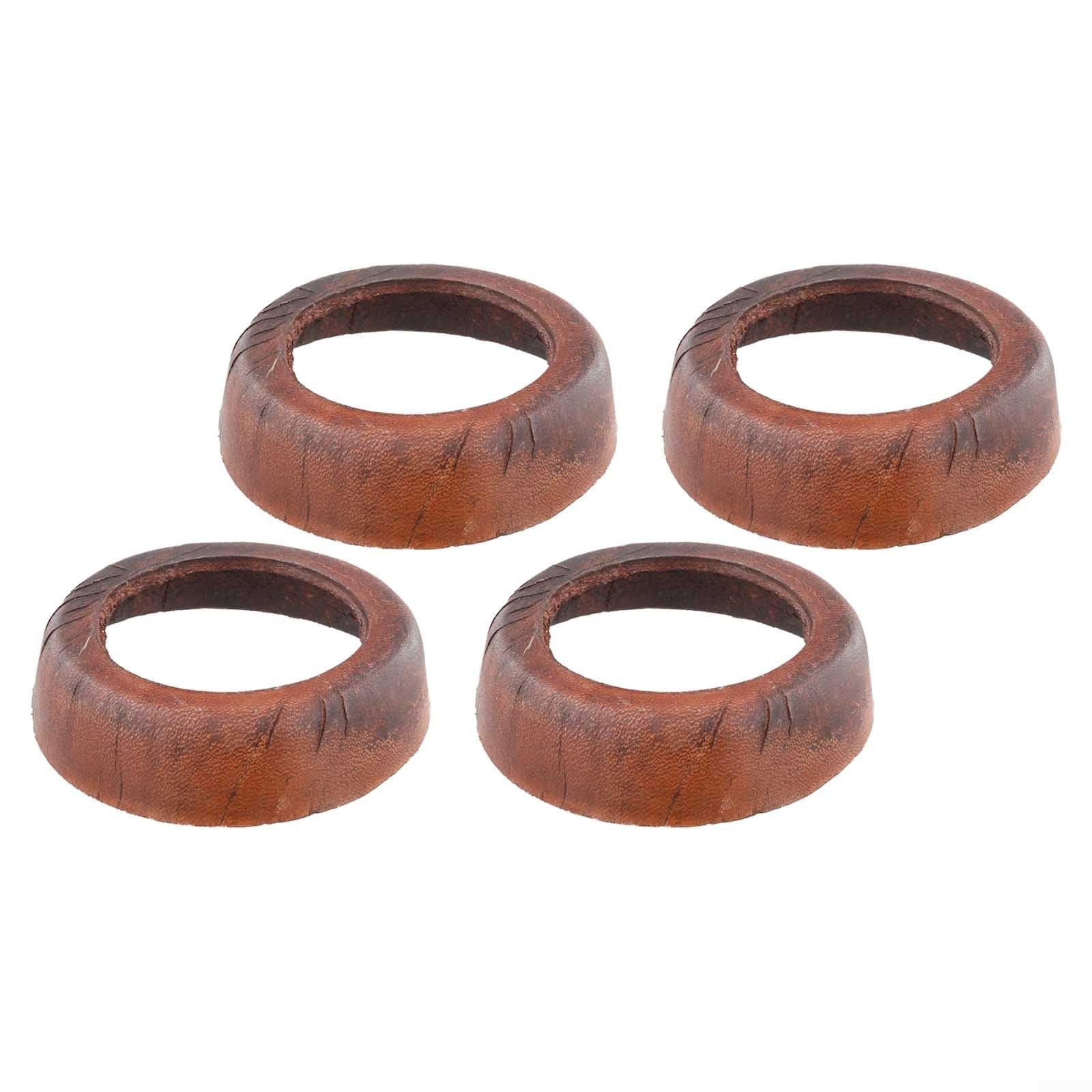 4 Stück Leder Kolbenhülsen Für Modell 75 Handpumpe Ersatz Manschette Rindsleder Dichtung Wasserpumpe Zubehör Hydraulik Reparatur Langlebig Und Dicht