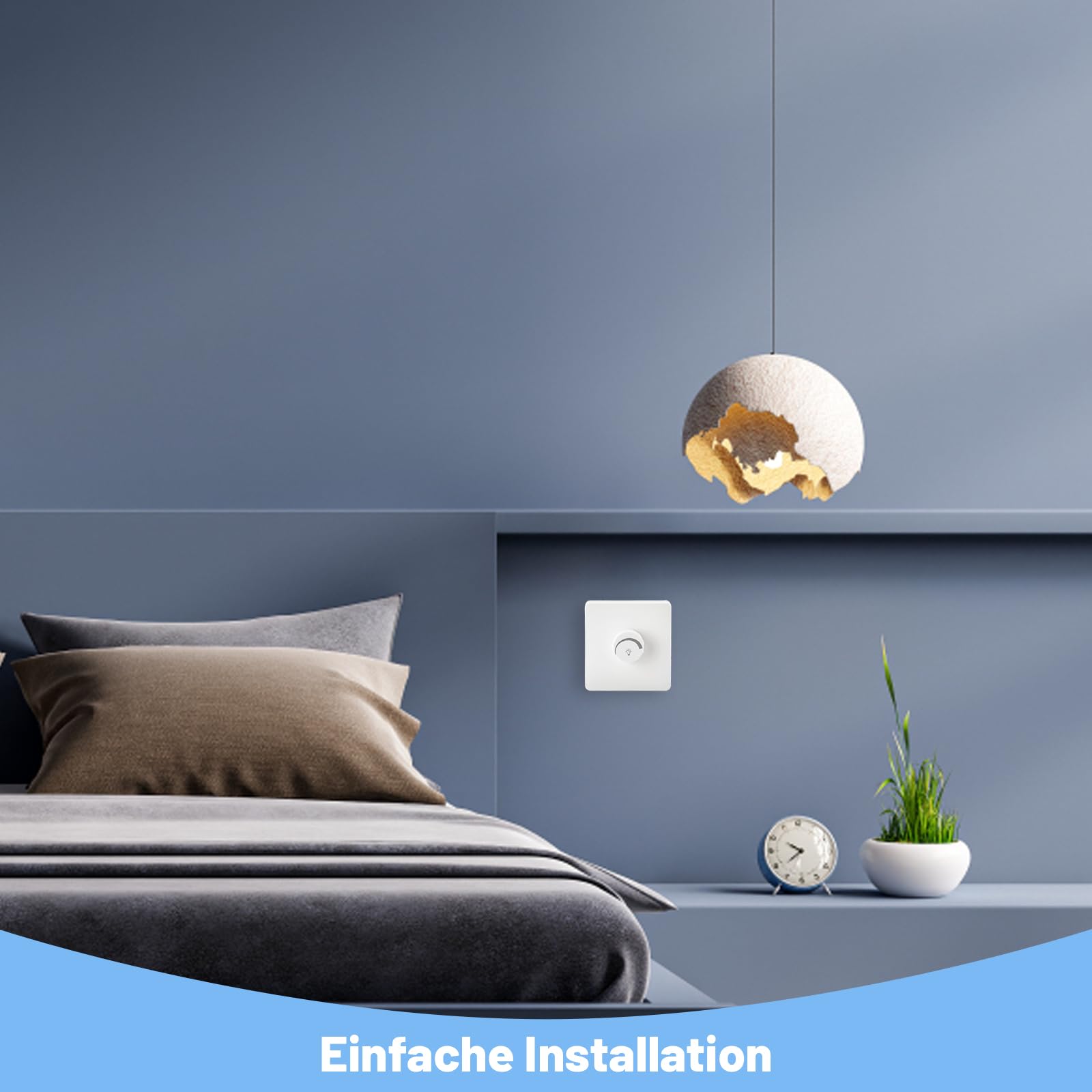 230V LED Dimmer - Regulator Przycisków Do Oświetlenia LED I Żarówek, Regulator Jasności Mocy 1-400W (biały))