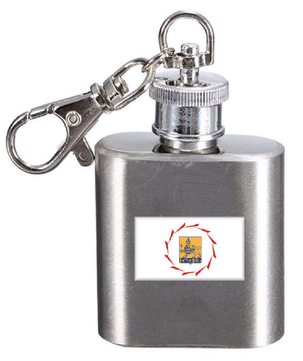 Flasque Yerevan Arménie porte-clés gravé en acier inoxydable