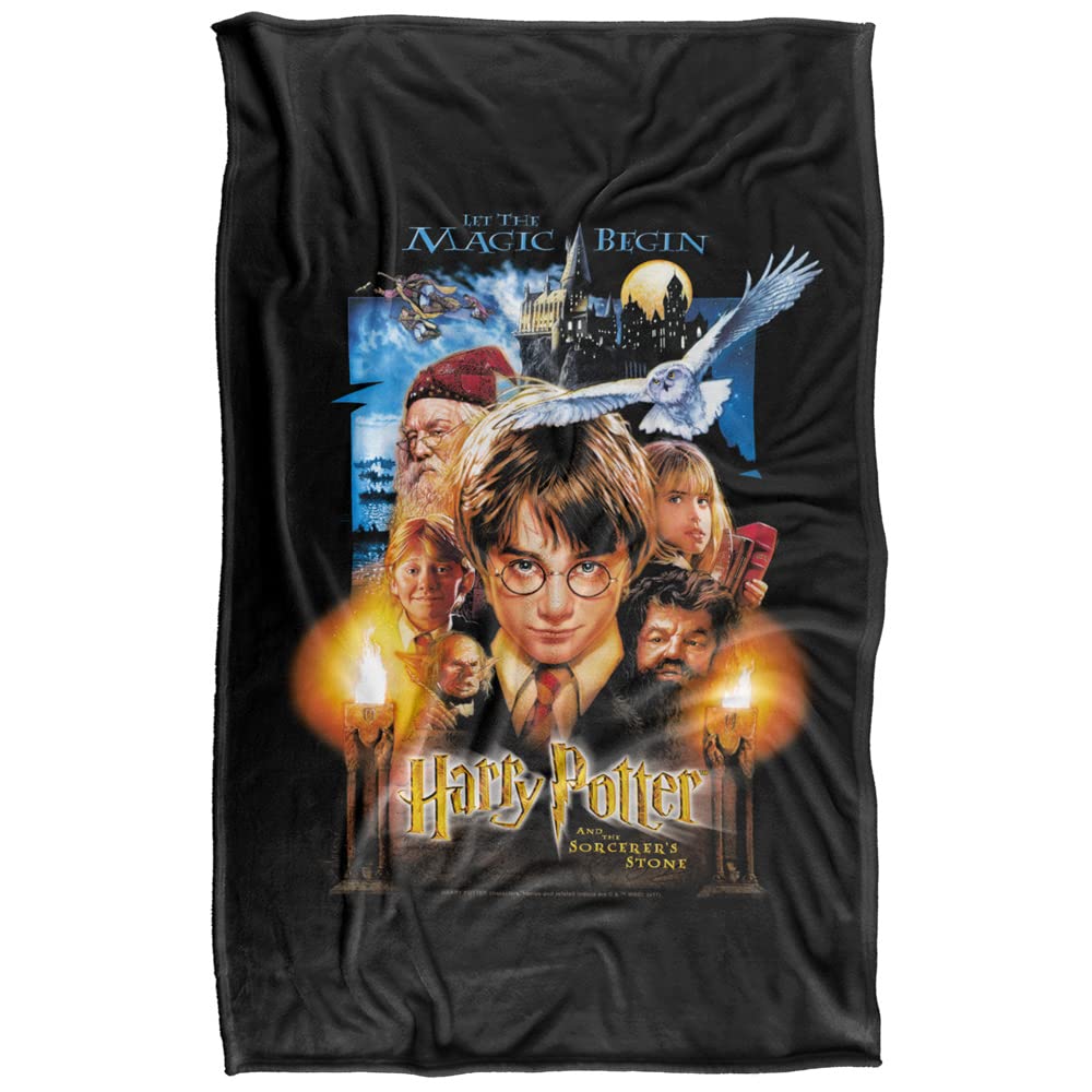 Harry Potter Movie Poster Silky Touch Super Soft Throw Blanket 36
