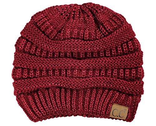Image of Cambridge Select Thick Slouchy Knit Oversized Beanie Cap Hat