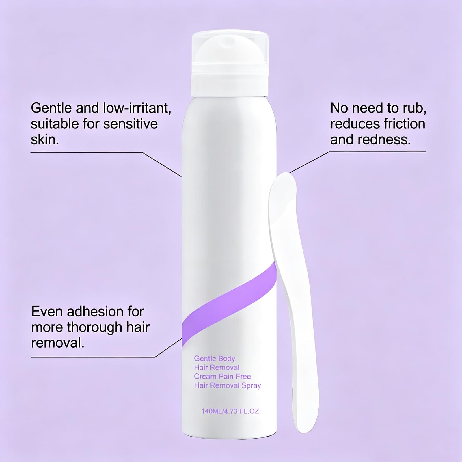 Haarentfernungsspray, Indolore Bikini-Haarentfernungsspray, Haarentfernungscreme Per Pelli Sensibili, Haarentfernungscreme Per Spazi Privati (5pcs)