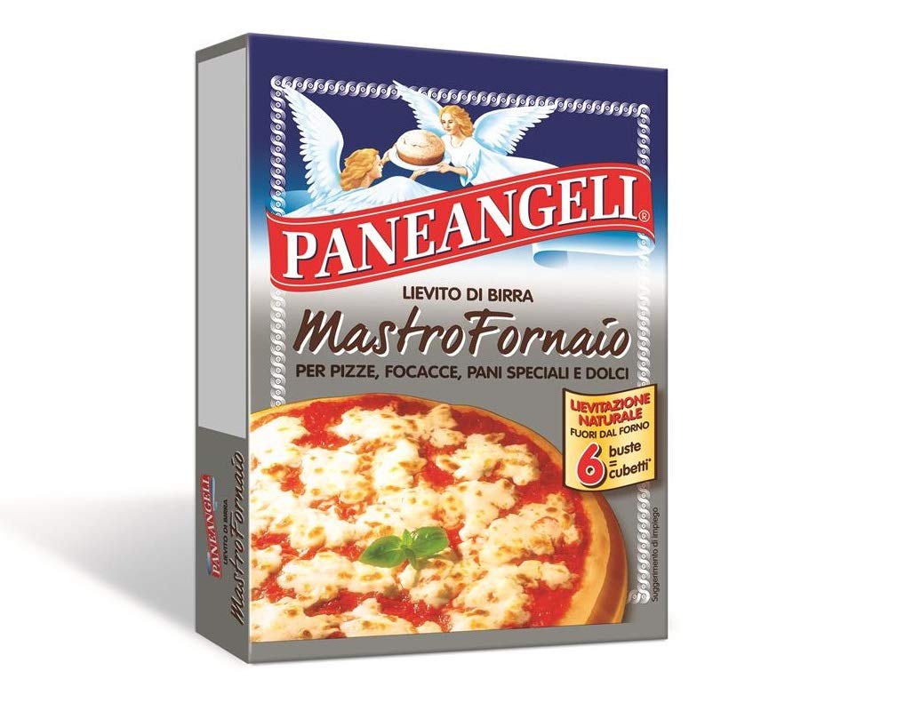 Paneangeli Lievito di Birra MastroFornaio Lot de 3 levures de brassage pour sucrées et salées 6 sachets de 7 g (42 g) levure déshydratée 100 % produit italien