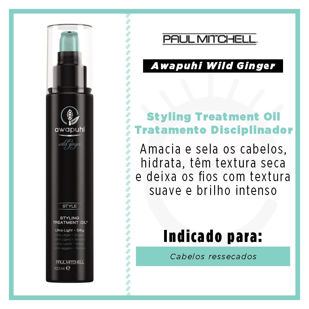 Paul Mitchell awapuhi wild ginger Styling Treatment Oil, 100 ml