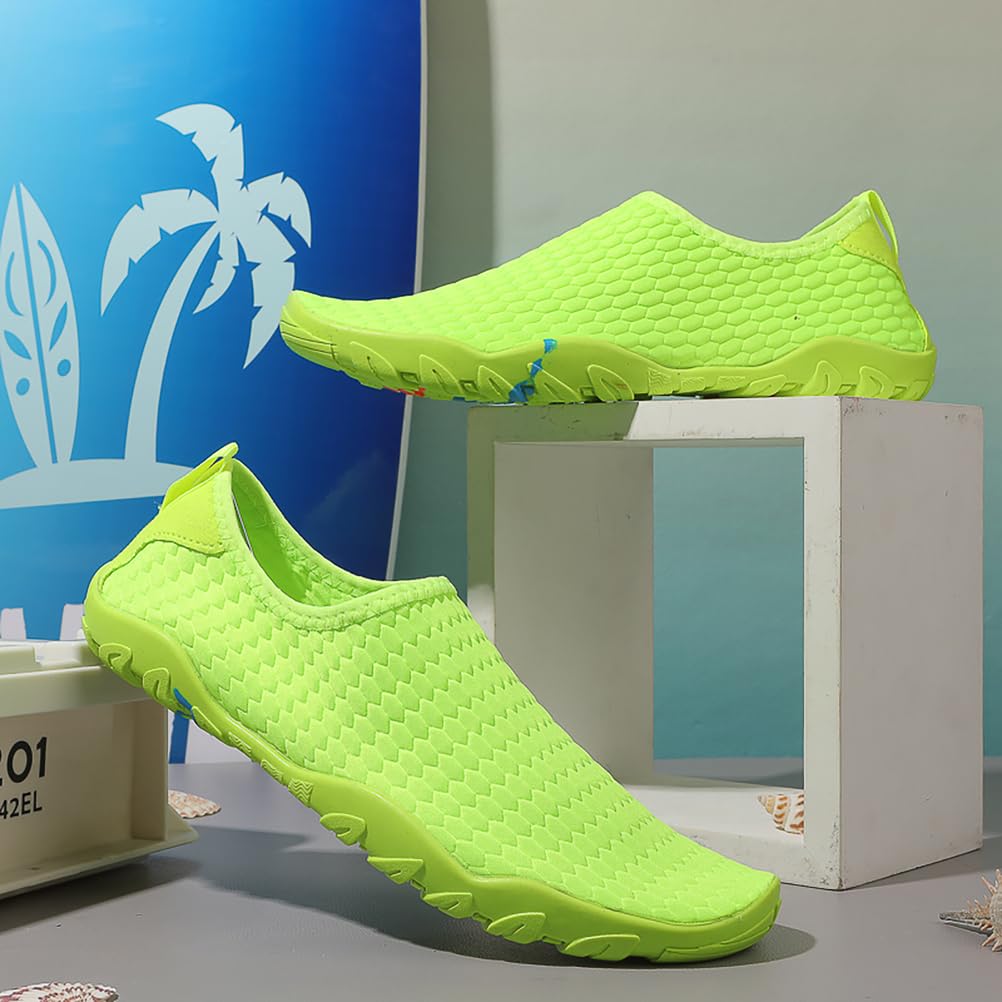 Zapatos Acuáticos para Mujer Hombre, Elásticos Slip-On Secado Rápido Pies Descalzos, Ligeros Transpirables Zapatos de Natación para Playa, Piscina, Surf, Senderismo Acuático, Gimnasio
