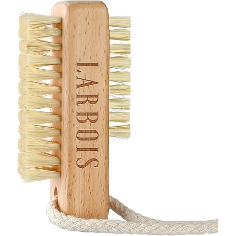 Larbois: Grip Clean and Durable Wooden Nail Brush