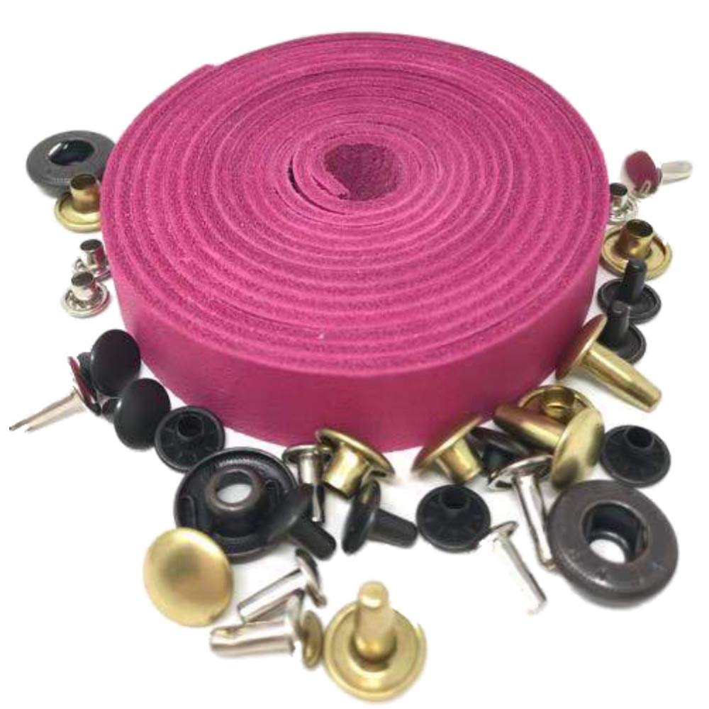 TOFL Echtlederband, 183 Cm X 1,27 Cm – Gelb, 0,3 Cm Dick, Für Basteln, Schmuck, Gürtel & Reparaturen