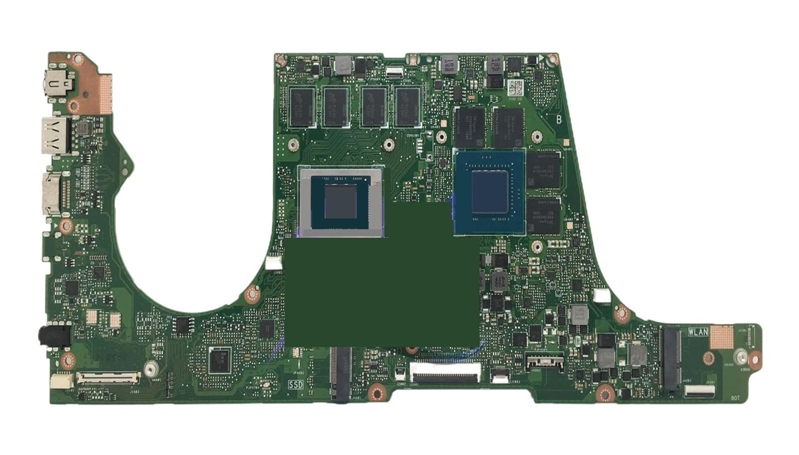 M3500QA Laptop Motherboard For M3401QA M3401QC M7400QC M7600Q M7600QE M3500QC Notebook Mainboard With R5 R7 R9(32G R7-5th RTX3050Ti)