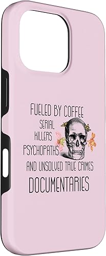 Vista 51 de Funda para iPhone 11 Coffee Serial Killers Psychopaths and Unsolved True Crimes