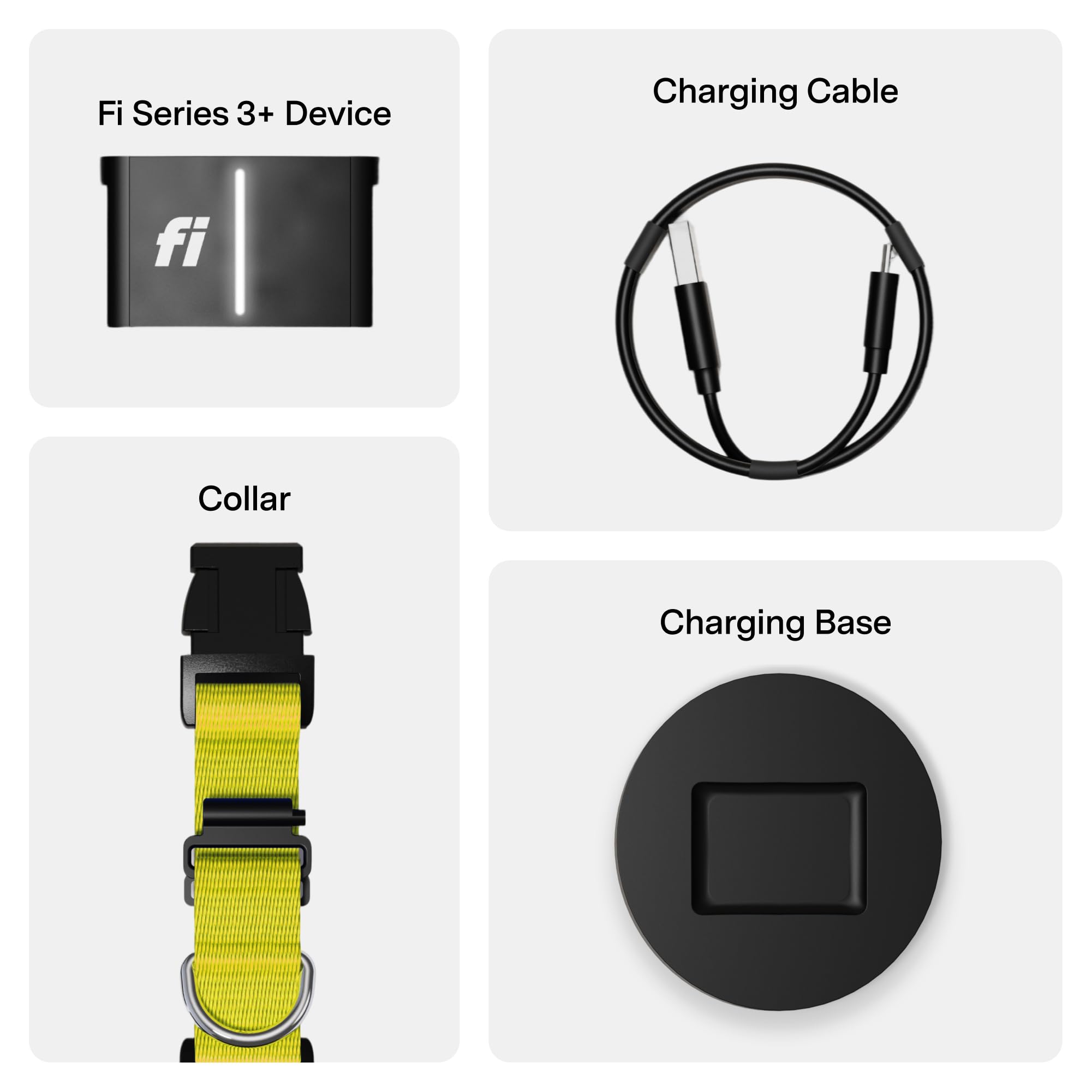New Fi Series 3+ Smart Dog Tracker Collar [12 Month Membership Included] GPS Tracker for Dogs with Health & Behavior Monitoring, Escape Alerts, Waterproof, LED, Apple Watch Compatible (Yellow, Medium) - image 8