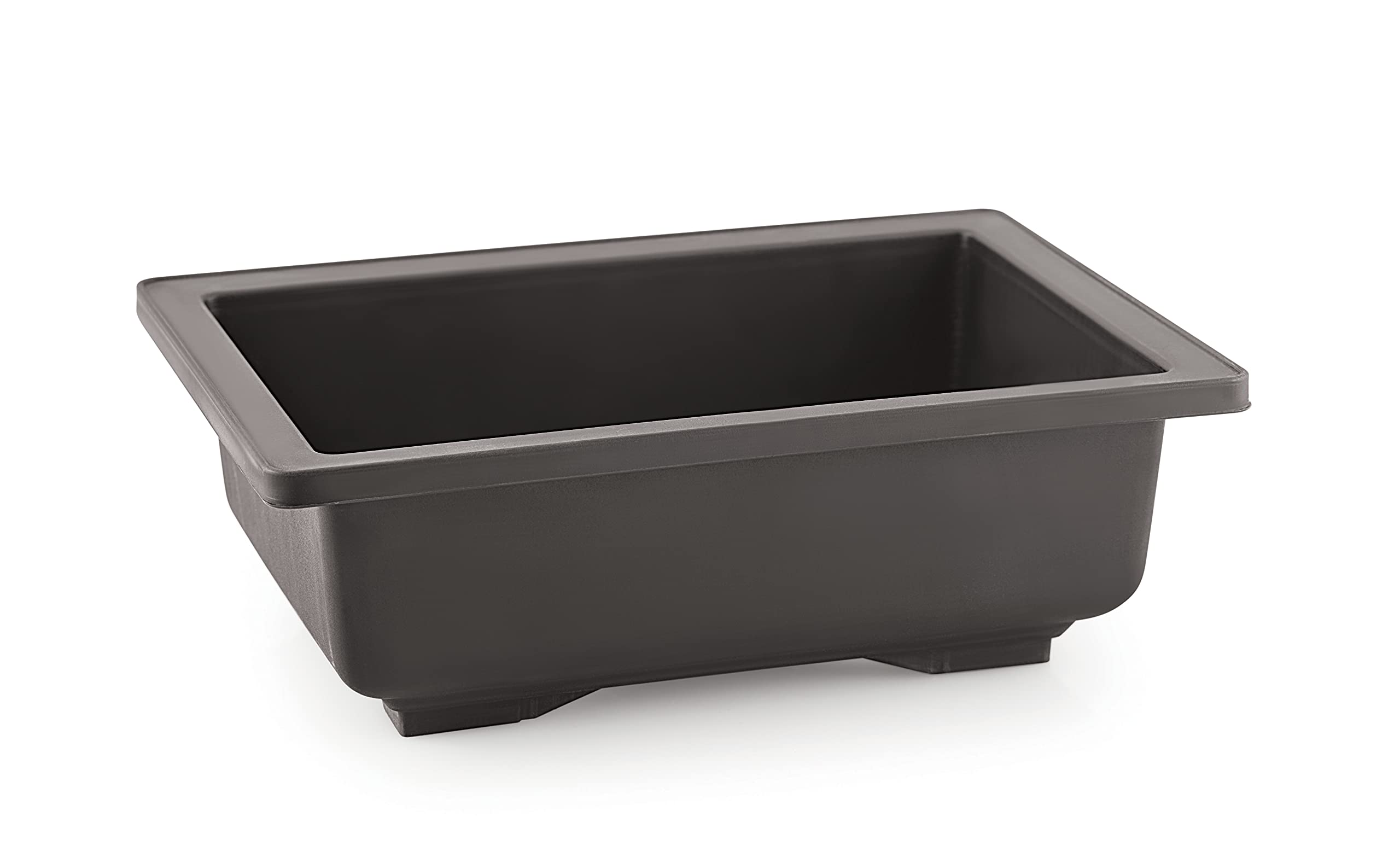 SHOPATHON INDIA Black Rectangle Shallow Premium Plastic Bonsai Species Tree Plantation Pot for Dwarf Umbrella Ficus Adenium Jade Maple Snow Rose Plants - 2 Pots (Black), 2 Pieces (B098LW96DS) Amazon Price History, Amazon Price Tracker