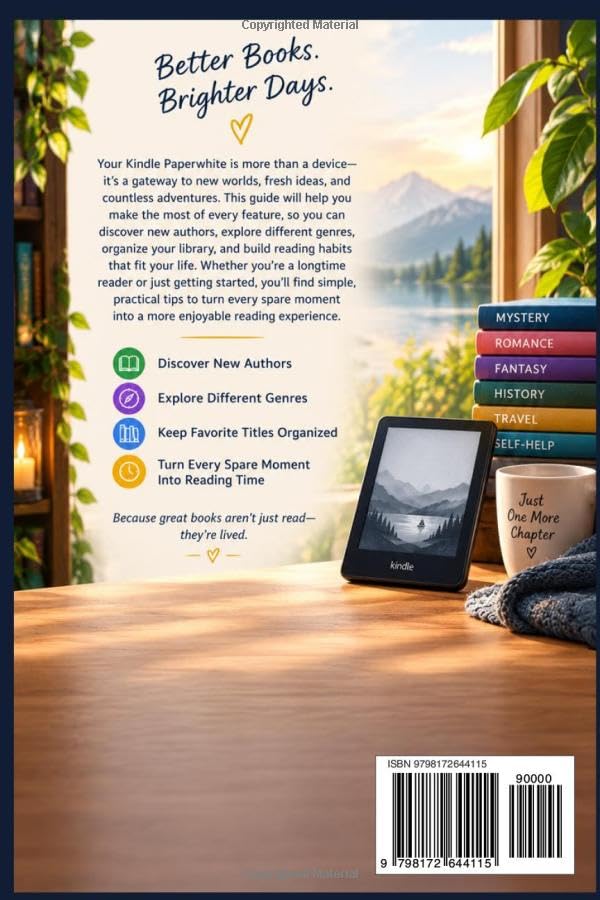 MASTERING KINDLE PAPERWHITE FOR BOOK LOVERS: Discover New Authors, Explore Different Genres, Keep Favorite Titles Organized, and Turn Every Spare ... Time (The Kindle Paperwhite Mastery Series) image 3