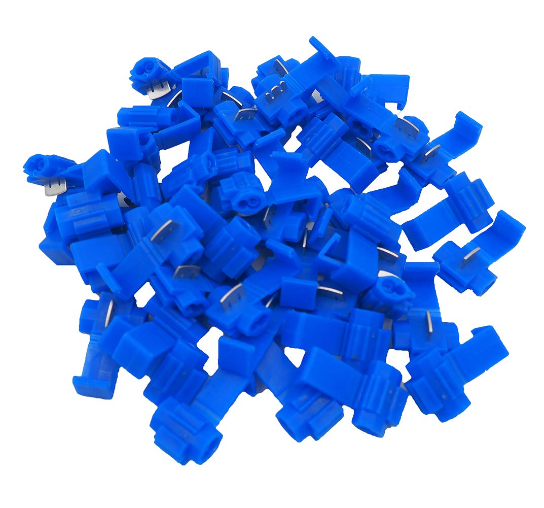 Grapelet Scotch Lock/Snap Lock - Splice Connectors Electrical x 50 Blue